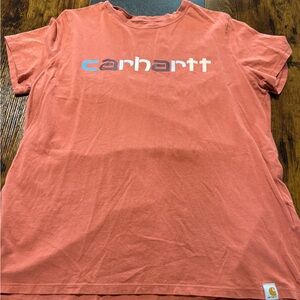 Carhartt Brick Red Relaxed Fit T-Shirt